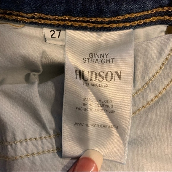 HUDSON Ginny Straight Cropped Jeans size 27 - Picture 7 of 10